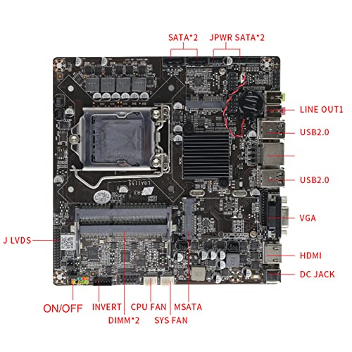 Marstaichao H61 Mini ITX マザーボード LGA 1155 DDR3 の商品画像 1