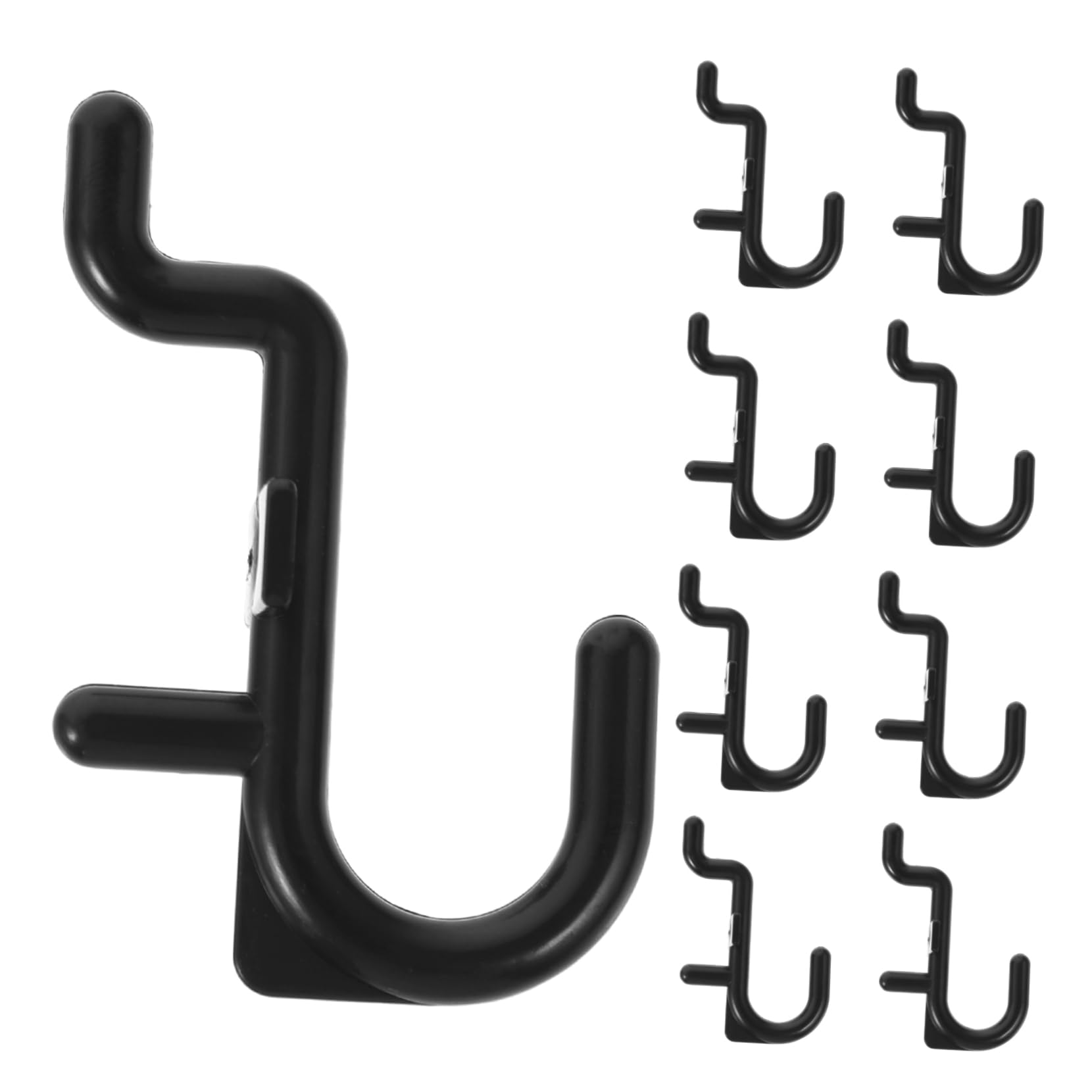 FELTECHELECTR 20pcs Heavy Duty Plastic Pegboard Hooks Garage Hanging Hooks Pegboard Tool Holder