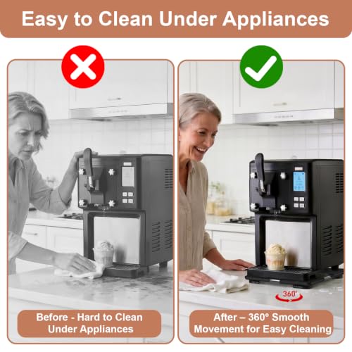 Image of Adjustable Black Appliance Sliding Tray - Expandable 11 inch x 11 inch- 20 inch x 20 inch