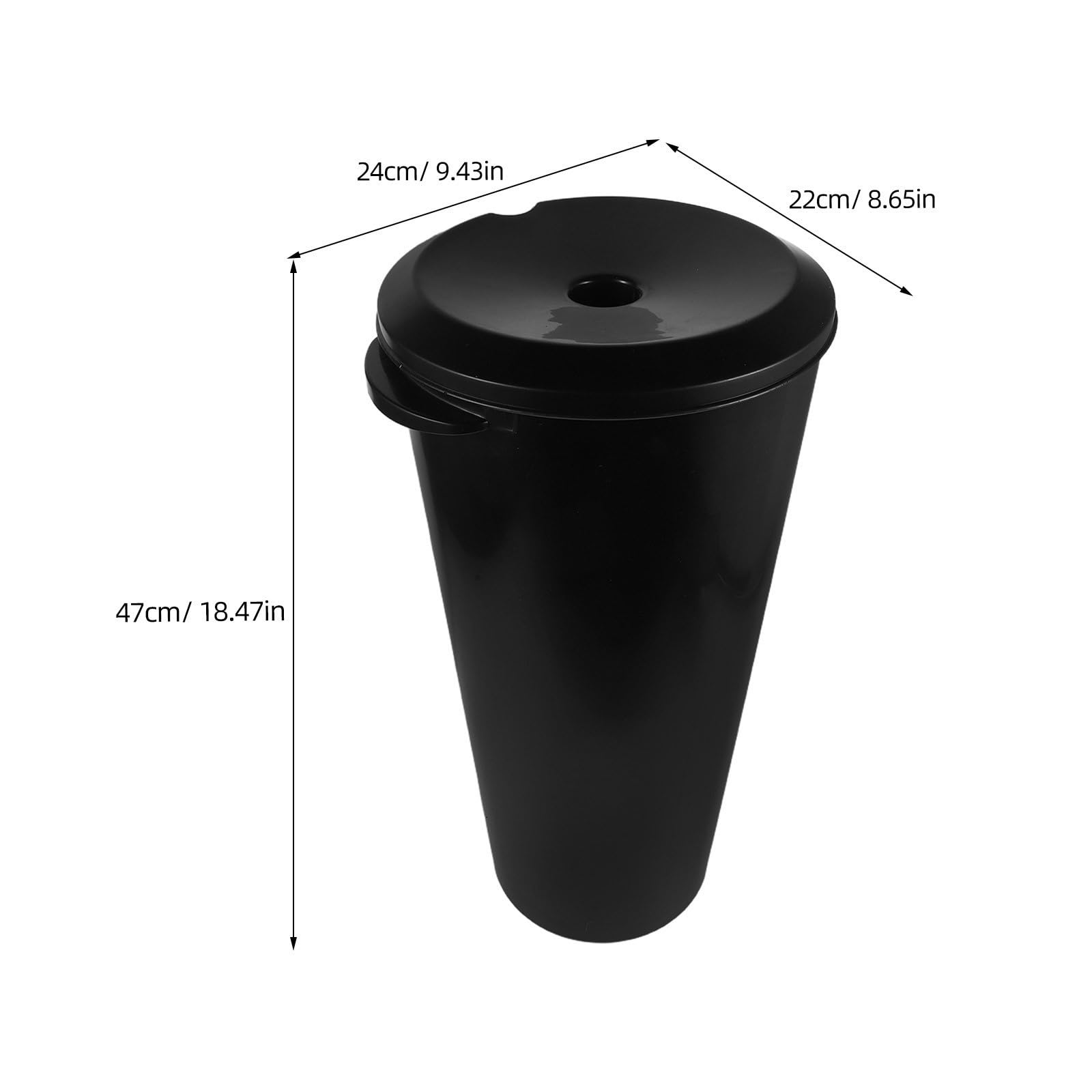 Lavatesta Portatile per Chioma da Viaggio e Salone, Capacità 15l in Plastica, Facile Drenaggio e Raccolta Acque Reflue, Dimensioni 47x24x22 Cm, per Adulti e Utenti Allettati