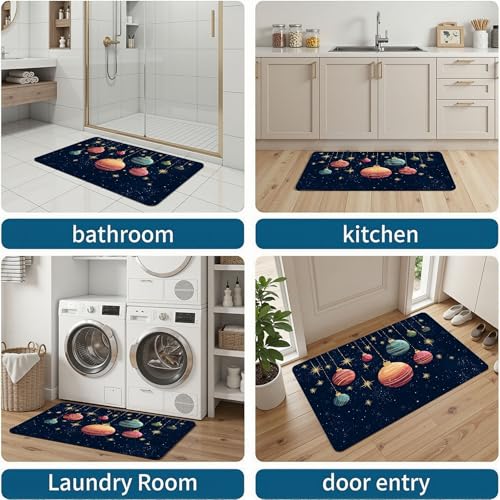 Tapis antidérapant grand format contre l'humidité de Noël - 7