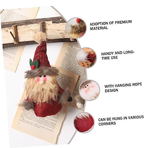 GALPADA 3 Pçs Boneca De Pano De Saco De Natal Brinquedo Lenhoso Americana Decoração Eua Decorações D
