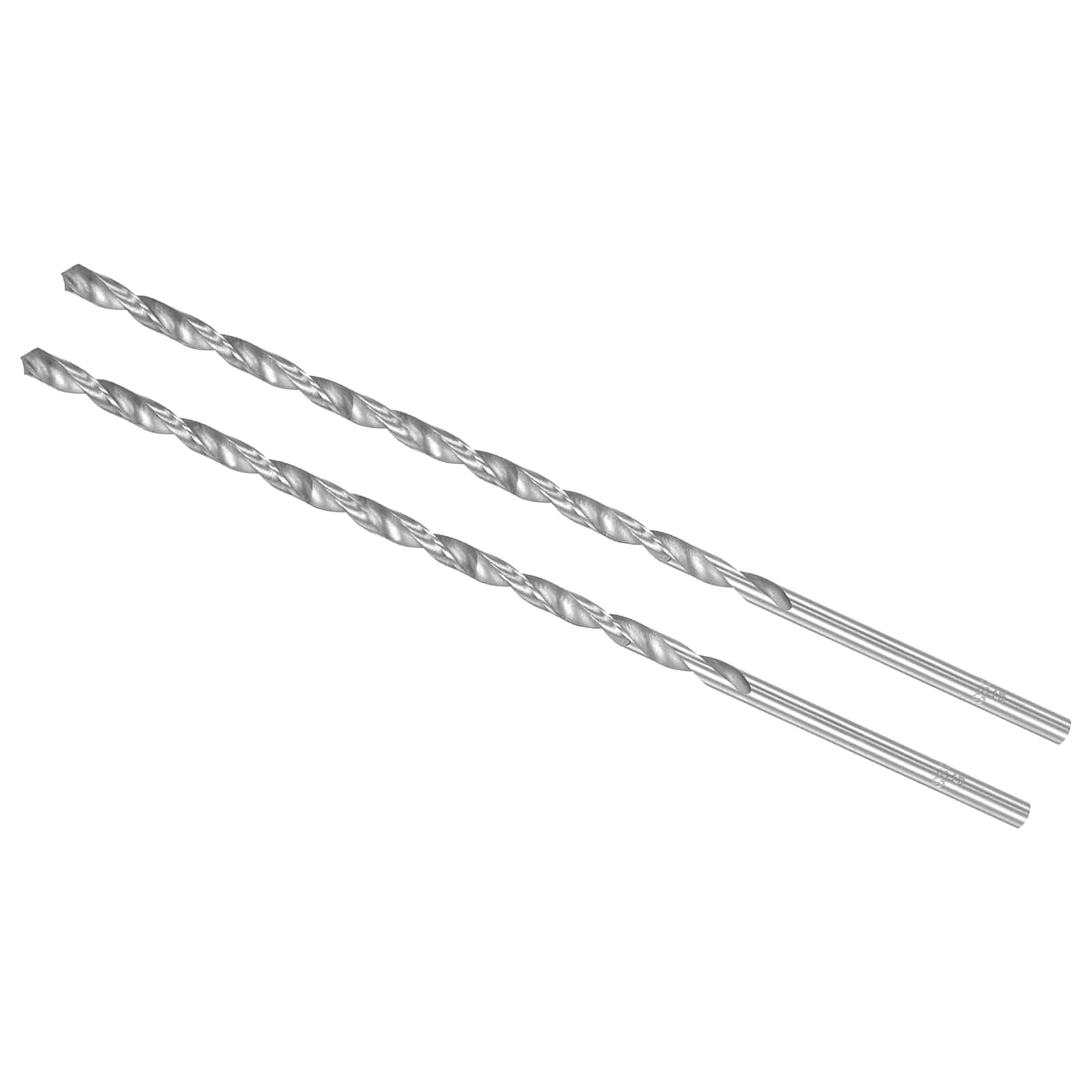 Extra Largo Helicoidales Brocas 5mm x 200mm Alta Velocidad Acero Brocas Helicoidales - (Aplicaciones: para Metal Carpintería Plástico Aluminio) 2uds