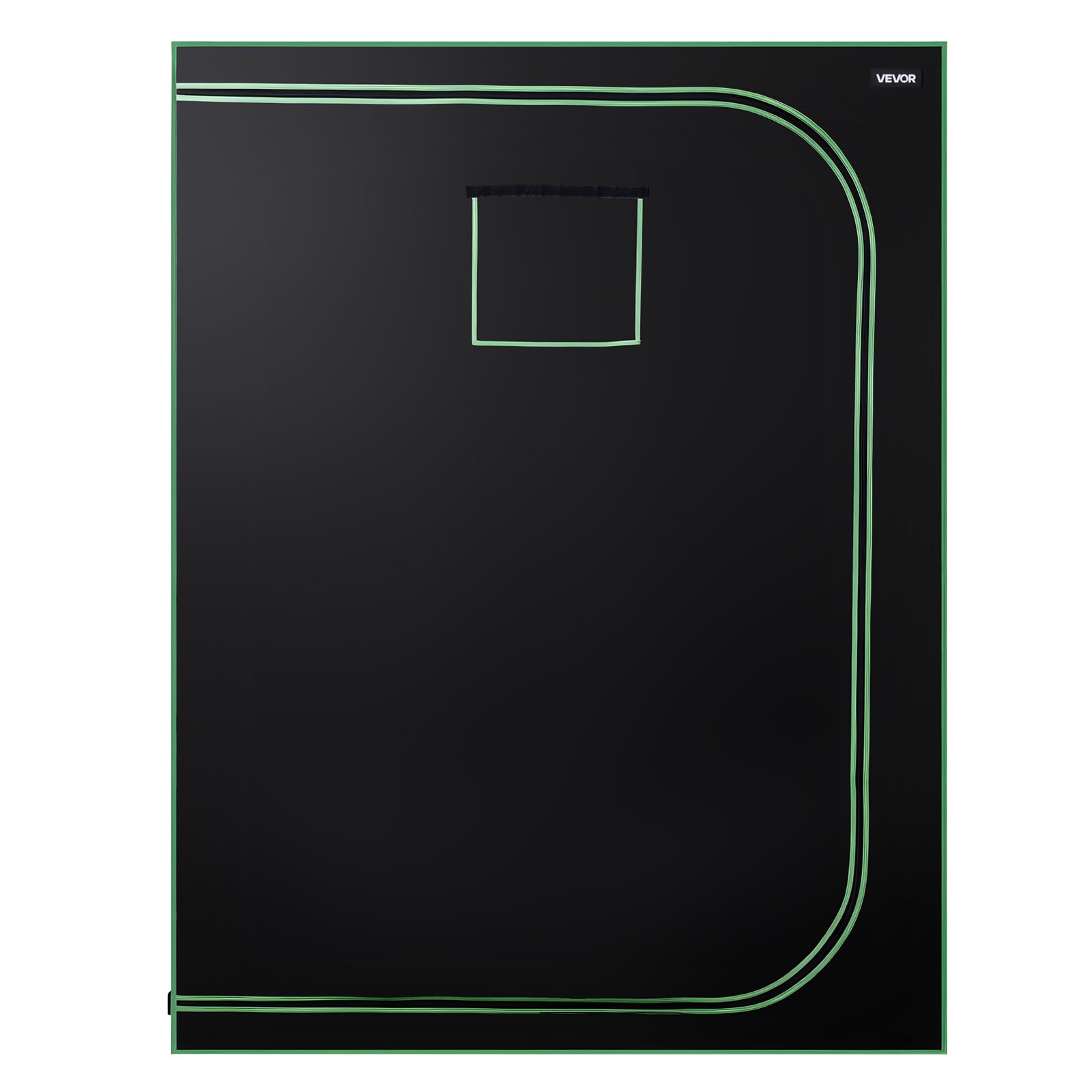 VEVOR Armario de Cultivo Interior 150x150x200 cm, Carpa de Cultivo con Ventana de Observación, Bandeja de Suelo y Cremallera, Mylar 600D de Alta Reflectancia, Tienda para Plantas, Flores, Verduras