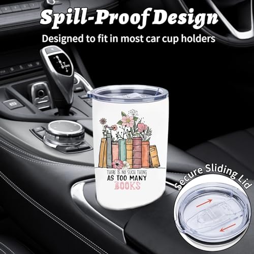 20oz Book Lover Tumbler Gift for Readers and Librarians - Image 5