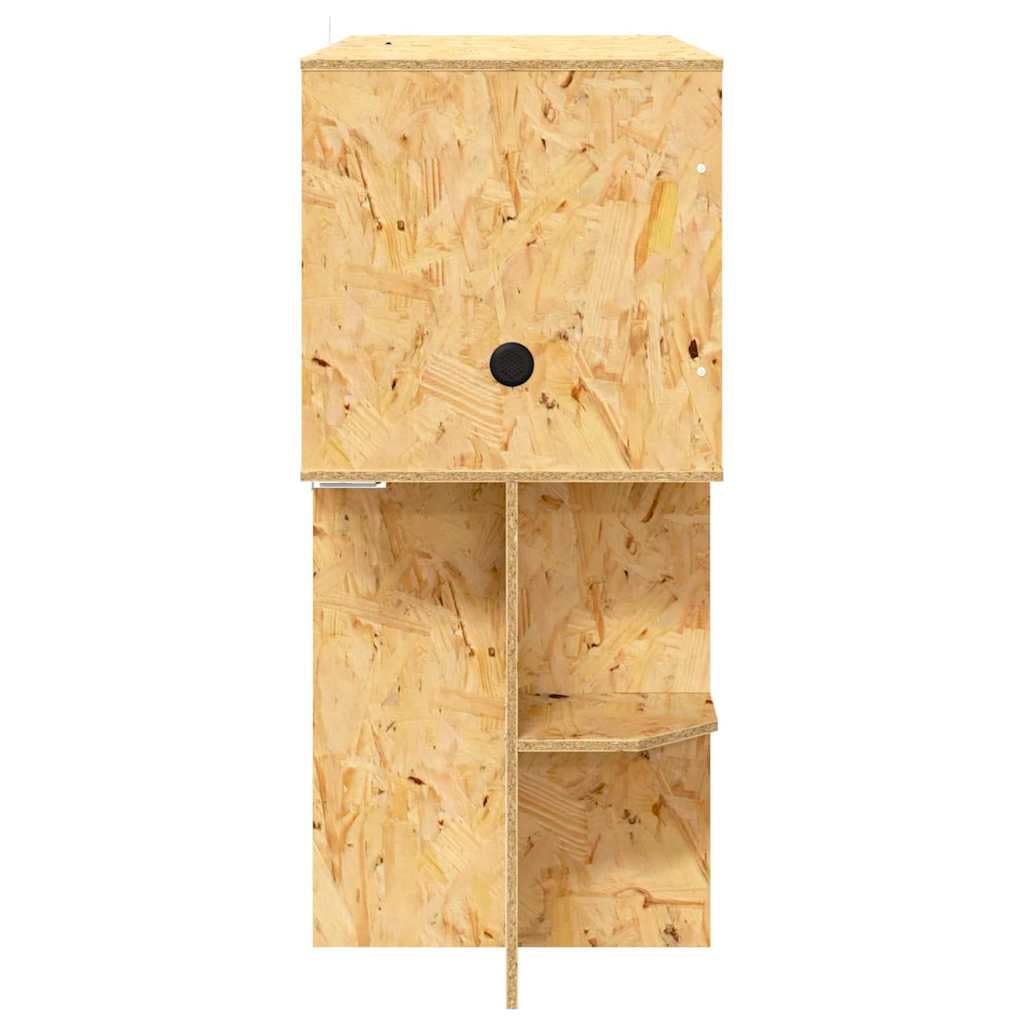 Terrarium Braun 100x40x90 cm OSB Indoor | Terrarien, Reptil Fütterungsbox für Reptilien, Schlangen, Schildkröten, Amphibien