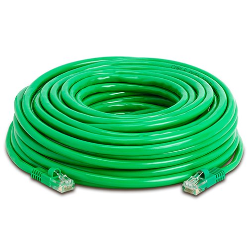 Cmple Cable de Red Ethernet Cat5e Verde 50 ft miniatura 1