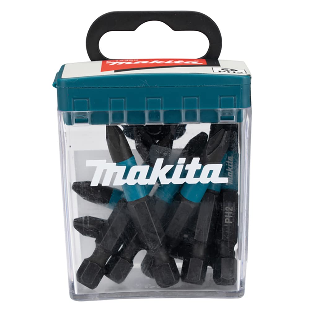 Makita Black E-12407 Impact Ph2-50 E-Form Flip Top Case 10 Pieces