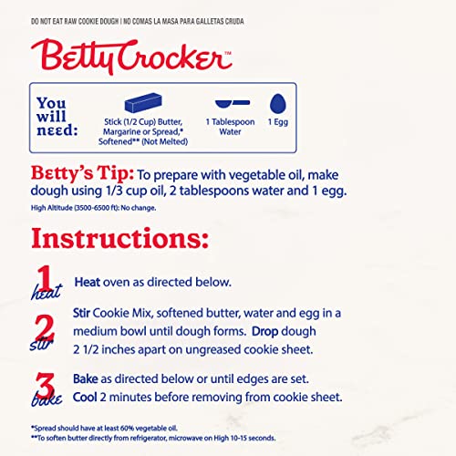 Image of Betty Crocker Double Chocolate Chunk Cookie Mix, 17.5 oz. (Pack of 12)
