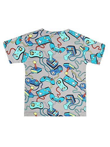 Image of Boys Halfsleeves Cotton Solid /Printed T-Shirt & Shorts Summer Co-ord Set /Clothing Set /Casual wear