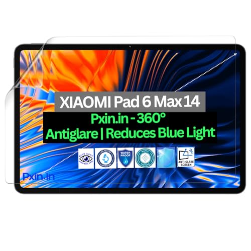 Image of Pxin Tablet Anti Bluelight and Anti Glare Screen Guard compatible with XIAOMI Pad 6 Max 14 | BLUVLightblock Tech | Scratch Proof | Prevents bluelight | Eye Protection | No Dry Eyes