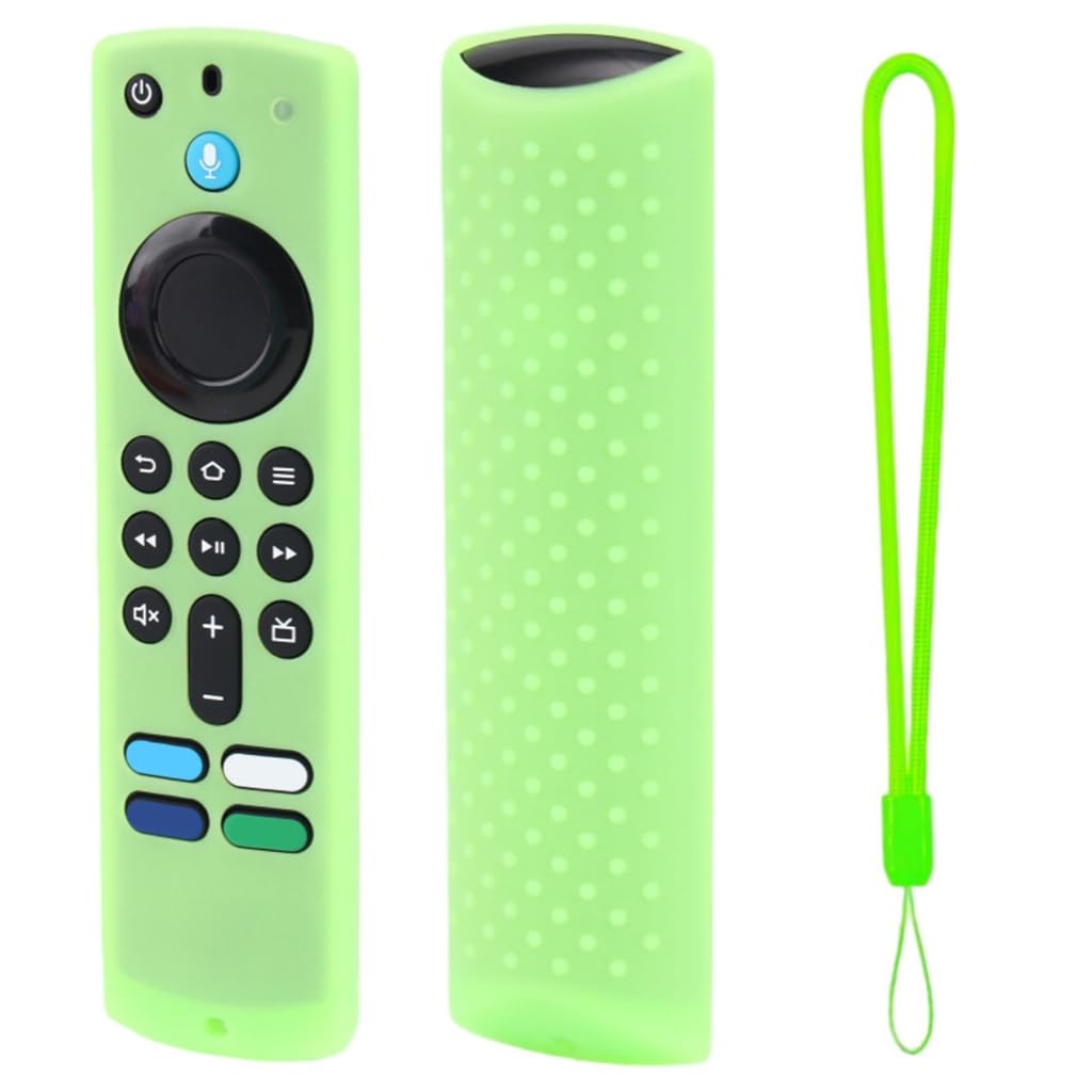 Tsophreniq Silicone Remote Cover Shockproof Design AntiScratch NonSlip Grip for Stick 3rd Gen/4K Remote Shell Cover