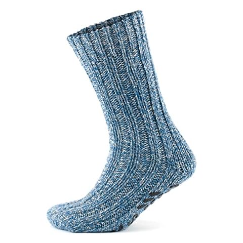 GoWith Women's Wool Non-Skid Slipper Socks Cover