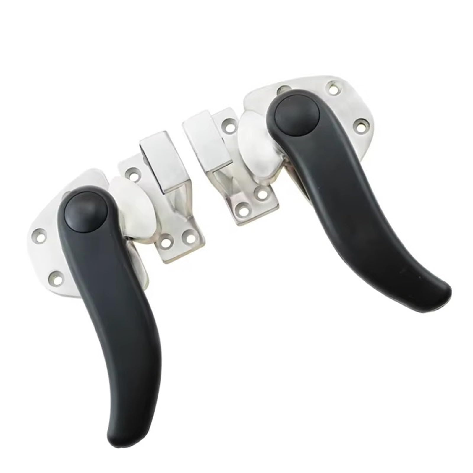 Poignée de porte de boîte de stockage froide rotative S en inox 304 droite