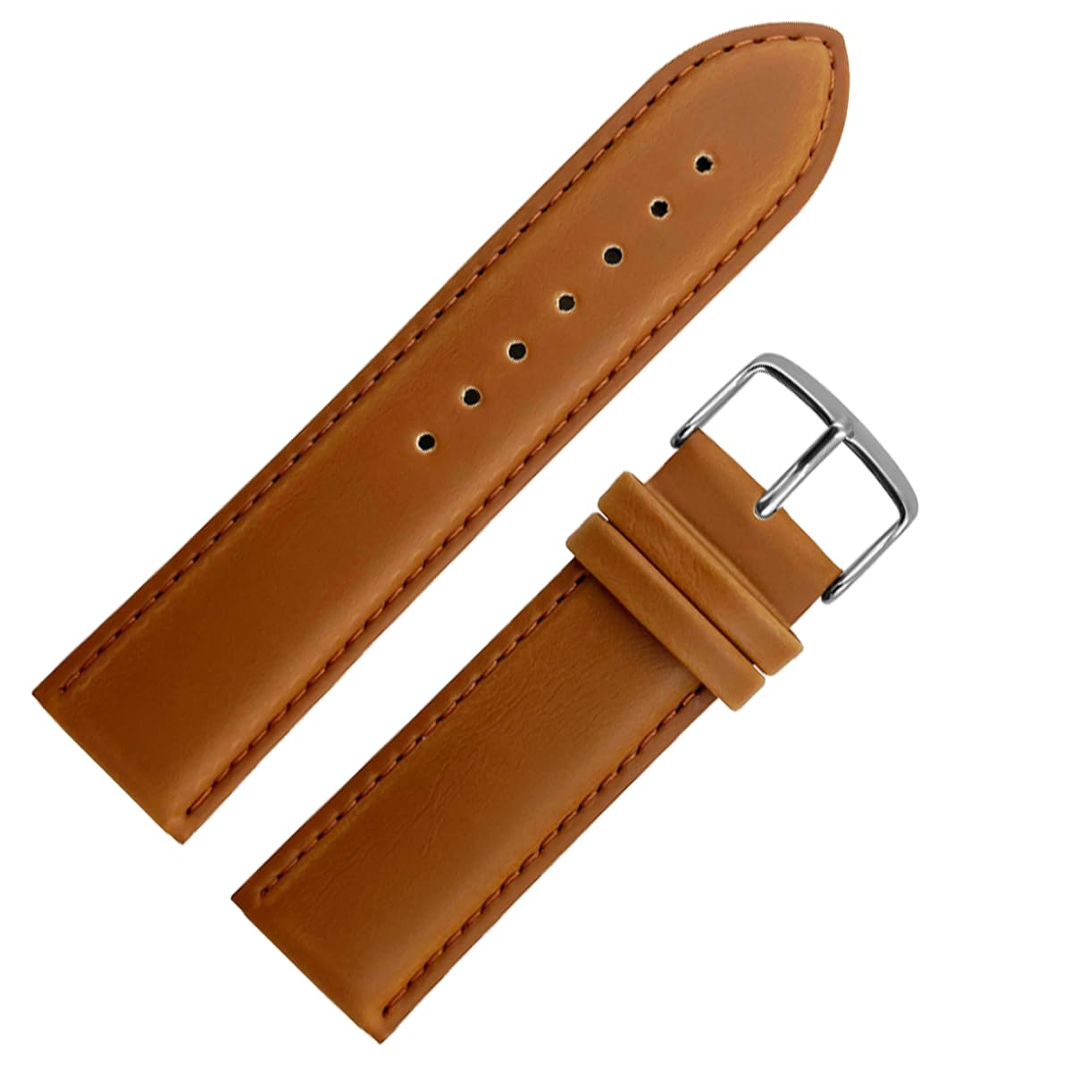 DBLACK NAGATA Full-Padded, Leather Watch Strap // For 18mm, 20mm, 22mm, or 24mm (Choose Your Size & Color) (Tan, 18mm) (B0BZLKYCS5) Amazon Price History, Amazon Price Tracker