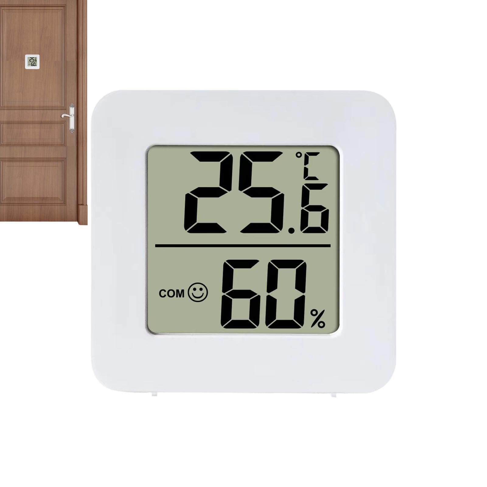 Monitoraggio 'umidità a temperatura - misuratore di umidità igrometro | digitale con indicatore di espressione,Sensore di umidità interna Indicatore di comfort 'aria per serre, appartamenti, incuba