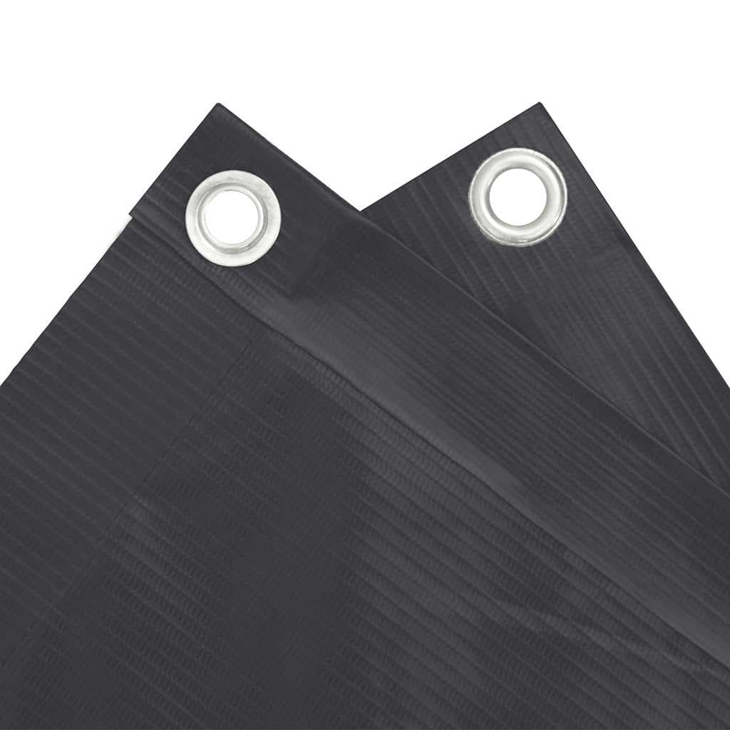 Paravent de Balcon en PVC Anthracite, Brise-Vue Occultant, Résistant aux Intempéries, Idéal pour Jardin et Terrasse, 300 x 120 cm