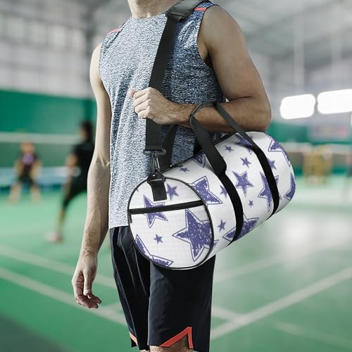 Sac de gym Étoile Violette : fini le manque de place avec ce format 45cm - 7