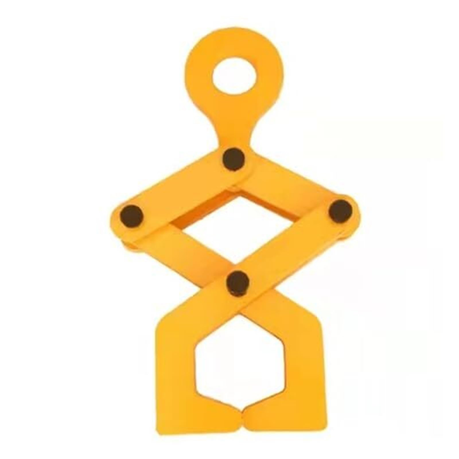 Tong Clamps Heavy Duty Scissor Type Rail Lifting Clamp, Alloy Steel Vertical Plate Lifting Tongs, Industrial Load Lifting Clamp Lifter(1T)