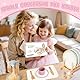 Charmofun Kinderküche Zubehör Holz, 34PCS Teeservice Kinder Holz, Sielküche Geschirrset mit Tassen Teller, Kinder Küche Zubehör Rollenspiel, Geschenk für Mädchen Jungen 3+ Jahre