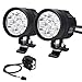 PROZOR 2pcs 36W Moto Phare Projecteurs 3500LM Moto LED Phare Anti-Brouillard Lumières 12-80V 3 Modes avec Interrupteur Antibrouillard Avant pour Véhicules Motos Vélos Vélos Voitures Camions Bateau