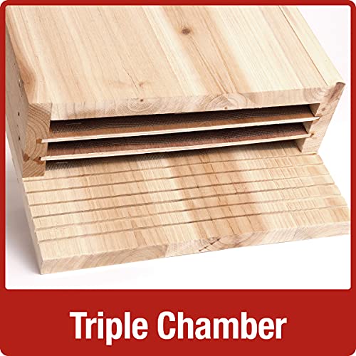 Nature'S Way Bird Products CWH6 Triple Chamber Cedar Bat House thumb #7