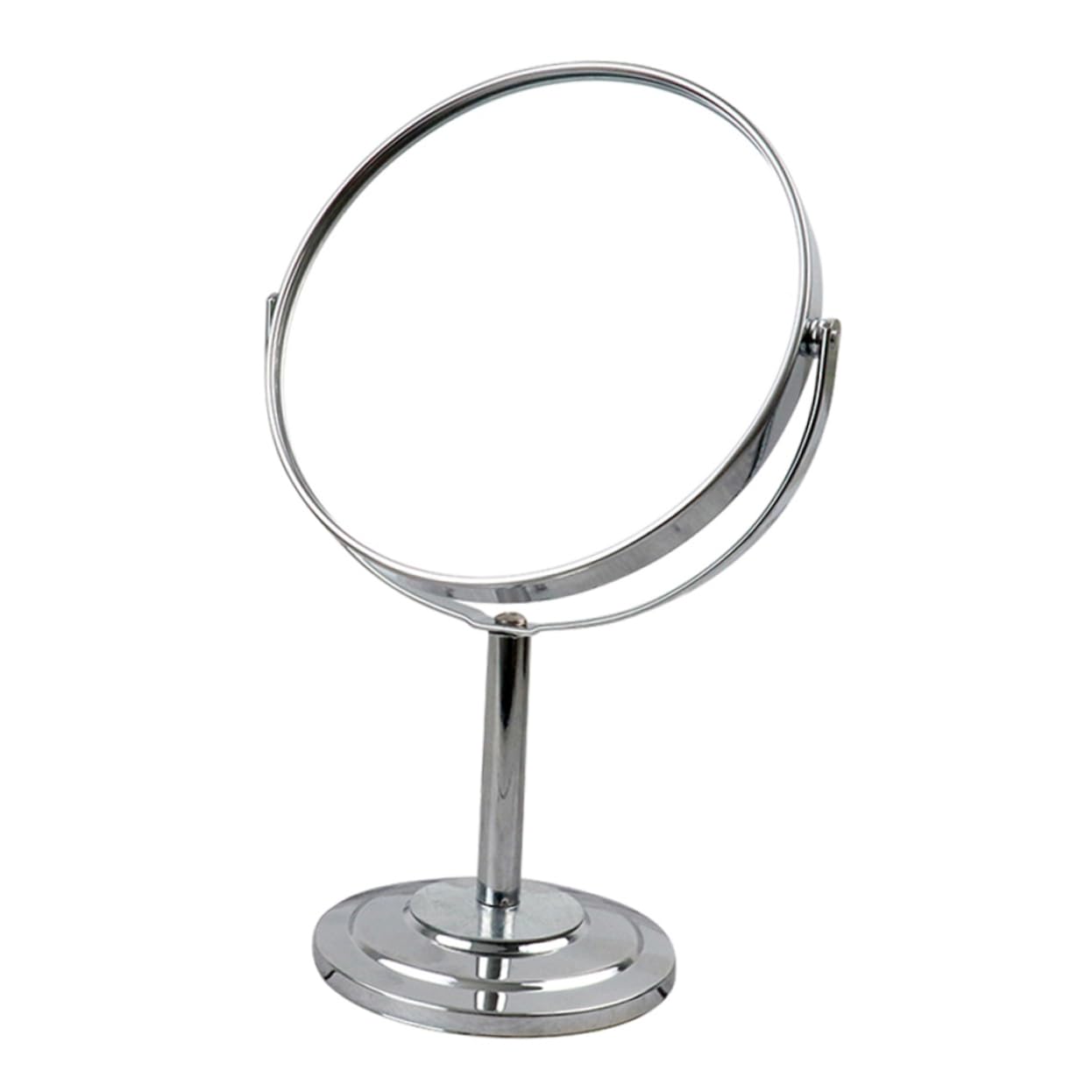 Miroir de table double face avec face grossissante et rotation libre