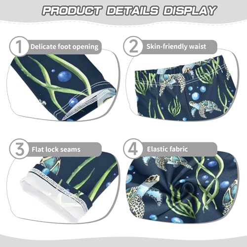 Piggy Pig Love Heart Print Girl's Leggings Soft Ankle Length Active Stretch Pants Bottoms Kids Dance Yoga Tights 4-10 Years3