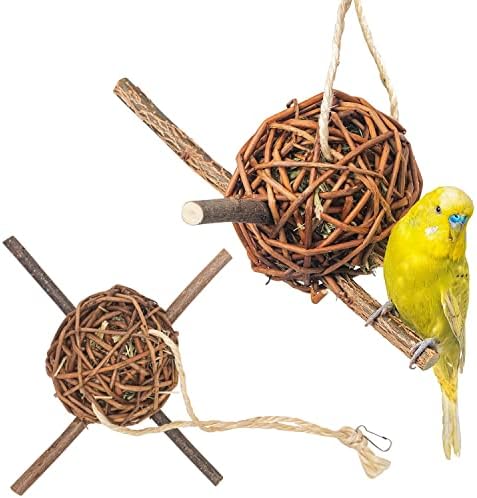 Vogelspiegel Mit Sitzstange – Unterhaltungsspiegel Für Papageien, Wellensittiche & Andere Vögel