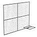 Vestil HRAIL-A-9072 Construction Barrier - Add-On Unit, 1.25" Length X 102" Width X 72" Height, 44 lbs.