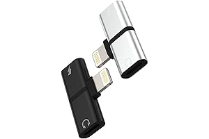 Dual Audio Charger Adapter, Beskoo Dual Adapter for iPhone 7 8 X...