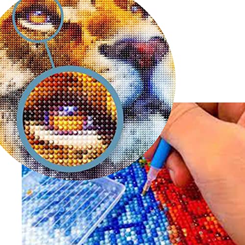 Dessin diamant personnalisé 60x80cm avec photo au choix et kits de broderie complets