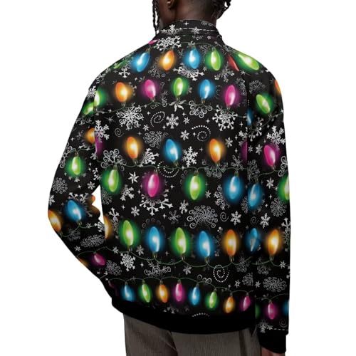 Men's Sweatshirts with Zipper Stand Collar Raglan Jacket Long Sleeve Windbreaker Stylish Slim Fit Outerwear2