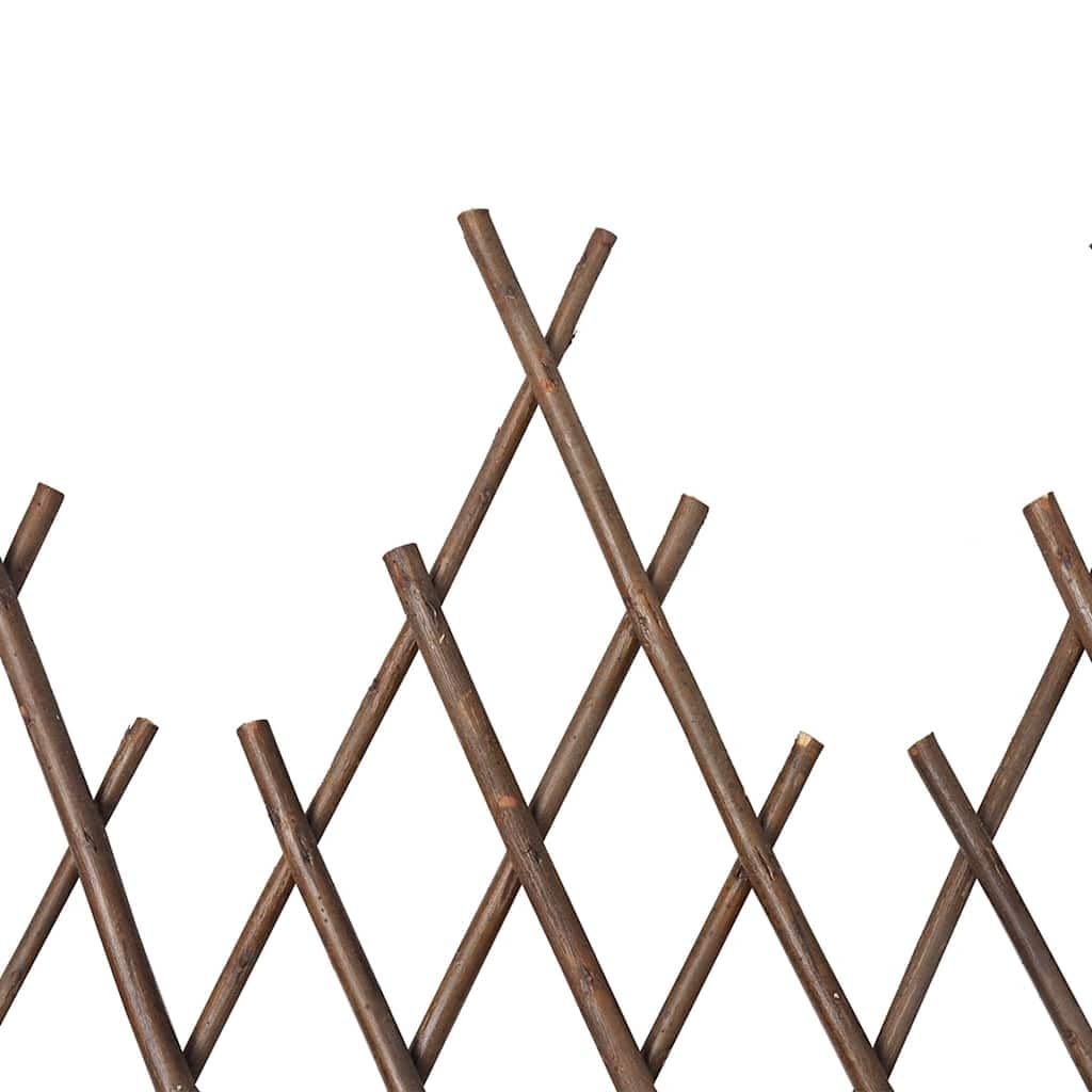 Set di 5 recinzioni in vimini, 170 x 37 cm, estensibile