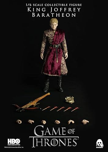 Threezero Game Of Thrones: Joffrey Baratheon 1: 6 Scale Collectible Figure, Multicolor #TOP2