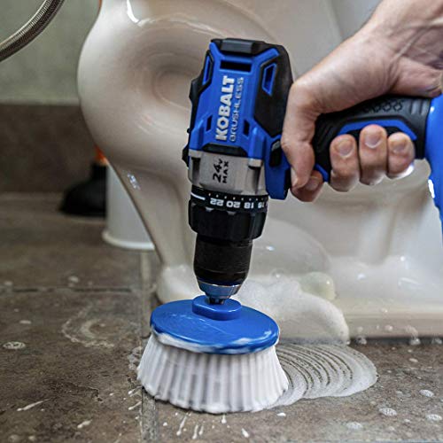 RotoScrub 10-Pc All-in-One Home Cleaning Drill Accessory Combo Kit