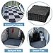 12” x 12” Drainage Interlocking Floor Tiles, 12 Pack Non-Slip Pool Deck Drain Mats for Flooring, Soft PVC Splicing Modular Cushion Mats, Rubber Floor Tiles with Holes for Shower Basement Garage Shed