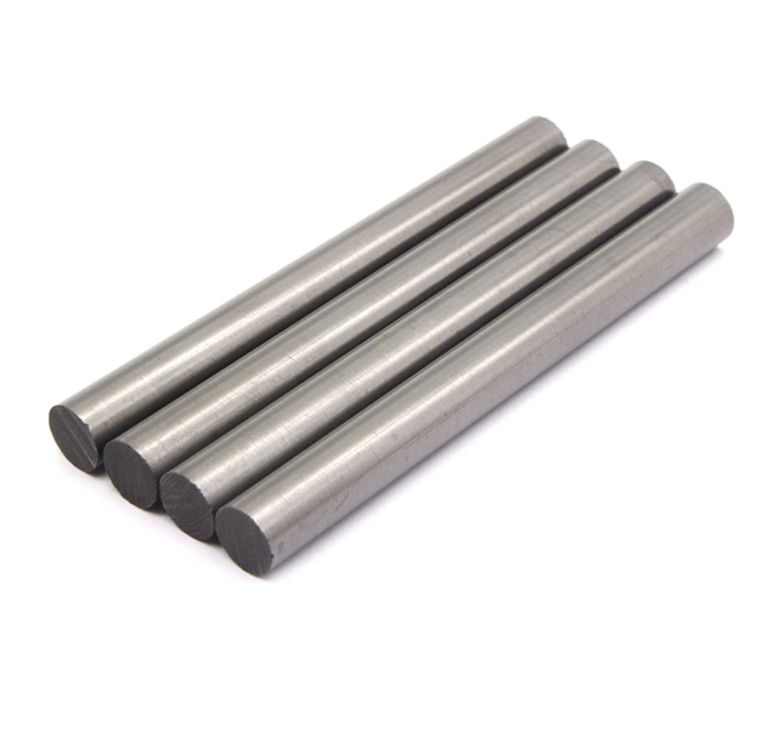 Graphitstab, 99,9% Elektrodenzylinderstab, Kohlenstoffgraphitstab, Länge 100 mm, Durchmesser 3 mm bis 10 mm, 5 Stück(Diameter 3mm)