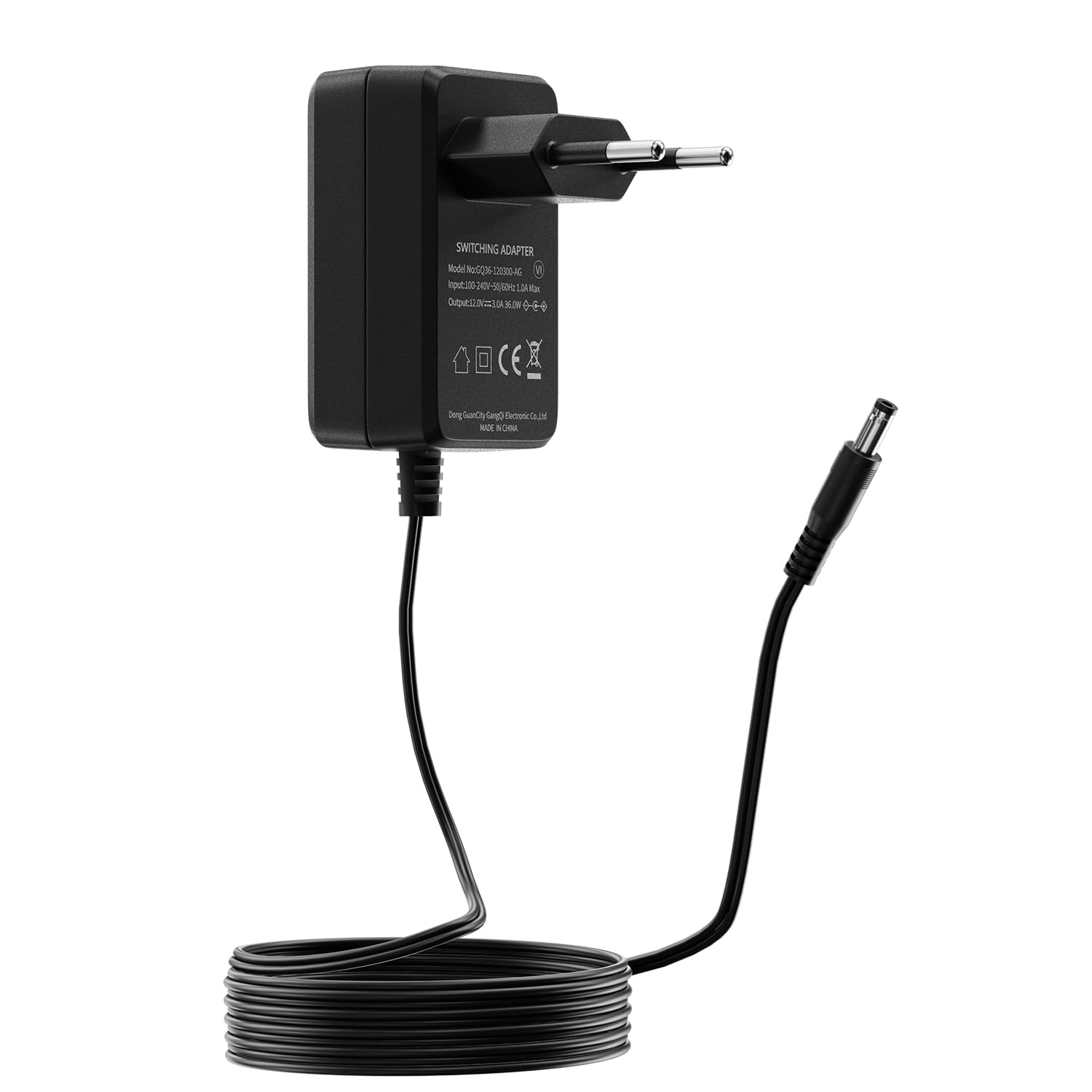 ZimaBlade Alimentatore 12V 3A 36W Tipo C | Caricabatterie Con Cavo 1M | Adattatore AC 100-240V A DC 12V | Certificato UKCA