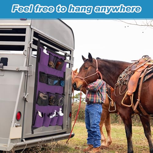 Sac de toilettage pour remorque de cheval van suspendu Riakrum 2pc - 6