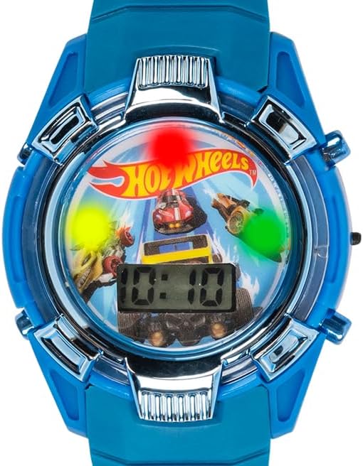 Hot Wheels Kids Watch – Light-Up LCD Display, Adjustable Comfortable Strap, Collectible Tin – Perfect for Boys and Girls - Image 10