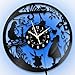Produktbild KingLive Alice im Wunderland Vinyl-Wanduhr, 7 Farben, LED-Nachtlicht, Vintage-Schallplattenuhr, Grinsekatze, Dekorationen, Geschenke für Party, Kinderzimmer, Büro, Küche, Wohnzimmer, Schlafzimmer