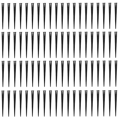 Piquets support d'irrigation goutte BOXOB de 0,64cm pour fixation efficace de 100 tuyaux de jardin