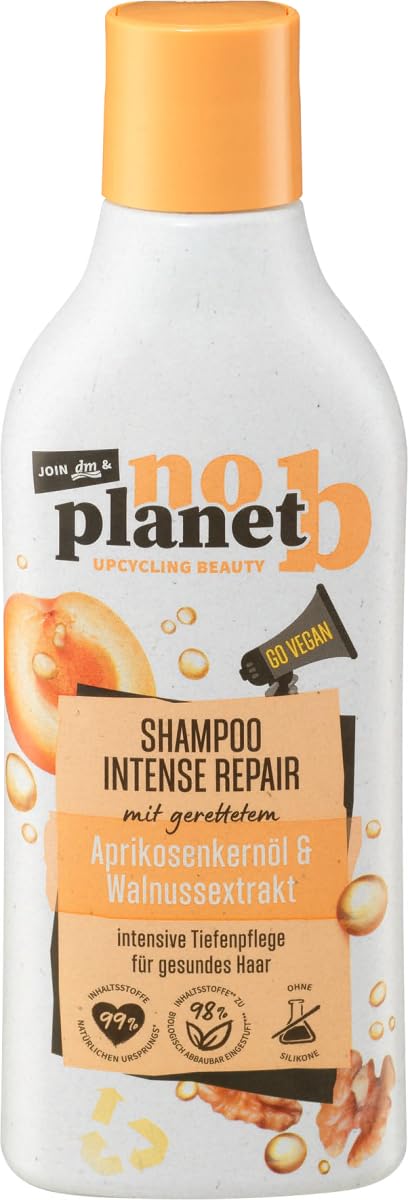 Balea x no planet b 3er-Set Haarpflege: Sommer-Haarmaske Lemon Squeezy, 100 ml + Shampoo Intense Repair Tiefenpflege mit Aprikosenkernöl, 300 ml + Shampoo Glanz & Kraft mit Kaffeeöl, 300 ml, (700 ml)
