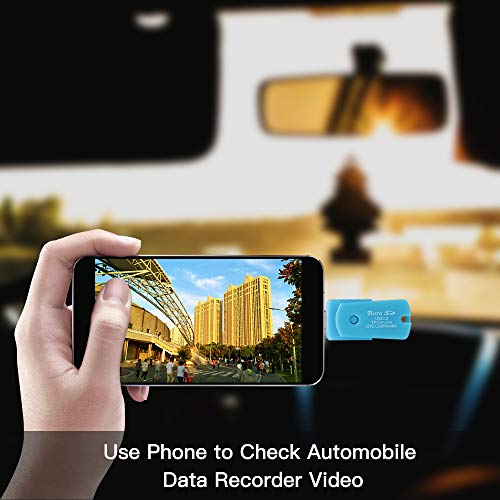 KKmoon Micro USB 2 EM 1 OTG Suporte ao leitor de cartão TF Card Recorder Cartão de armazenamento do