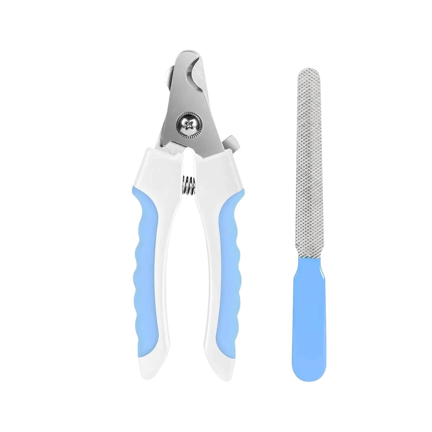 Petoska Animal Nail Cutter Clipper | Pet Grooming & Cleaning | Blue Nail Cutter with Filer for Puppies, Dogs, Cats, Kittens | Stainless Steel Blades | for Small Animals-image-34