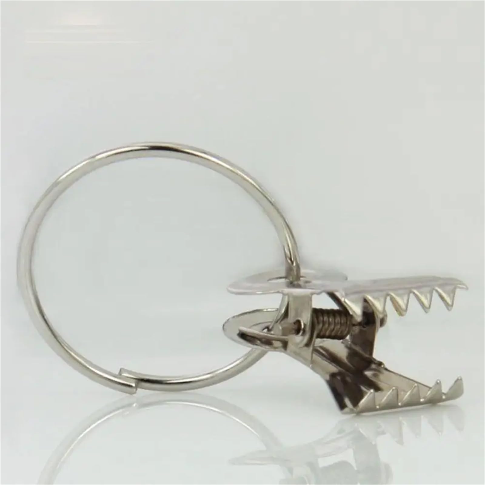 Vorhangringe, Vorhangringe mit Clips, 100 Stück, Edelstahl, robust, rostfrei, Gardinenaufhänger for Schlafzimmer, Badezimmer, Dekor