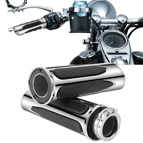 Poignées de guidon de moto 25mm pour voyager sur les routes en Harley Road King