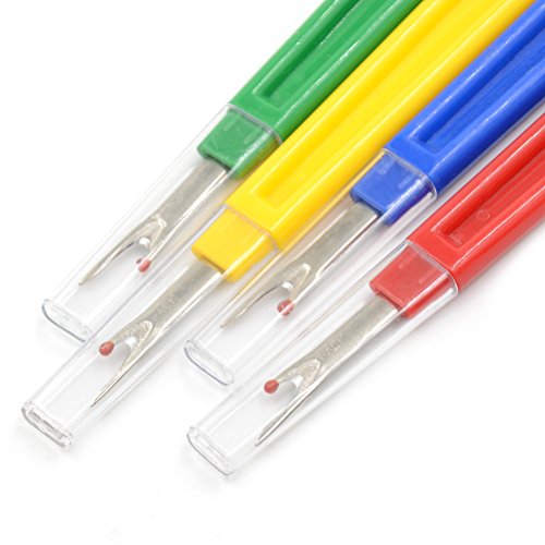 16 Pieces Big Colorful Seam Ripper Handy Stitch Ripper Sewing Tools for Opening Seams and Hems by DINGJIN - Thumbnail 2