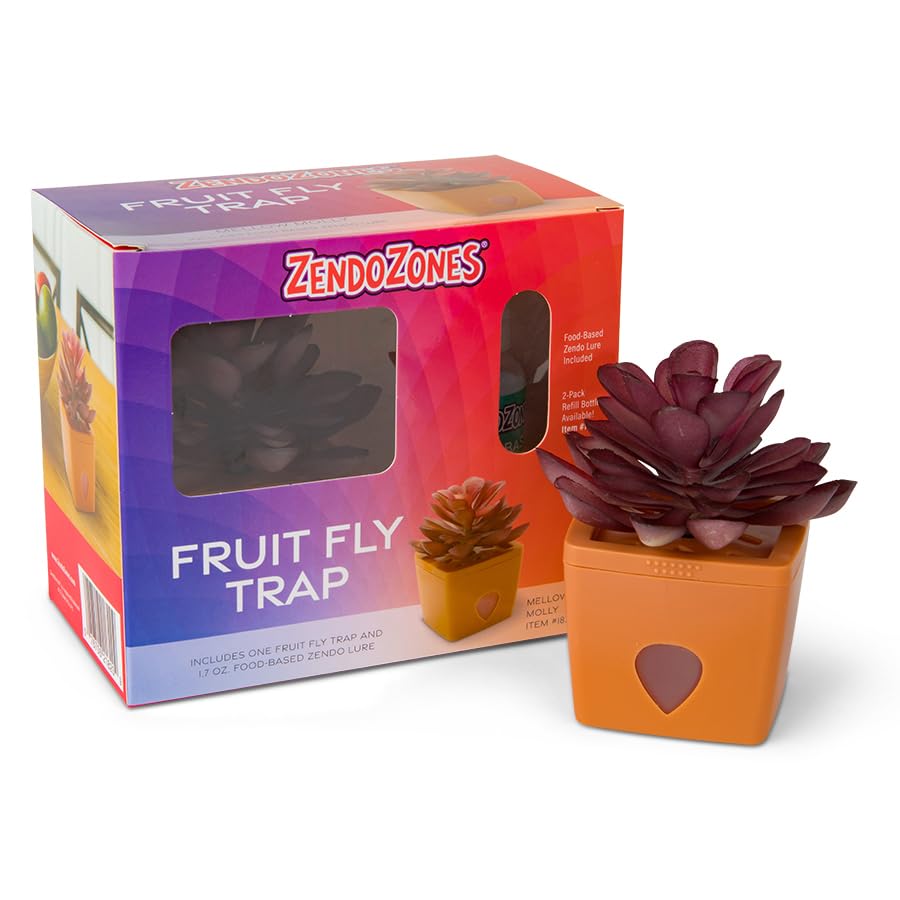 Pièges à mouches à fruits écologiques ZendoZones pour intérieur